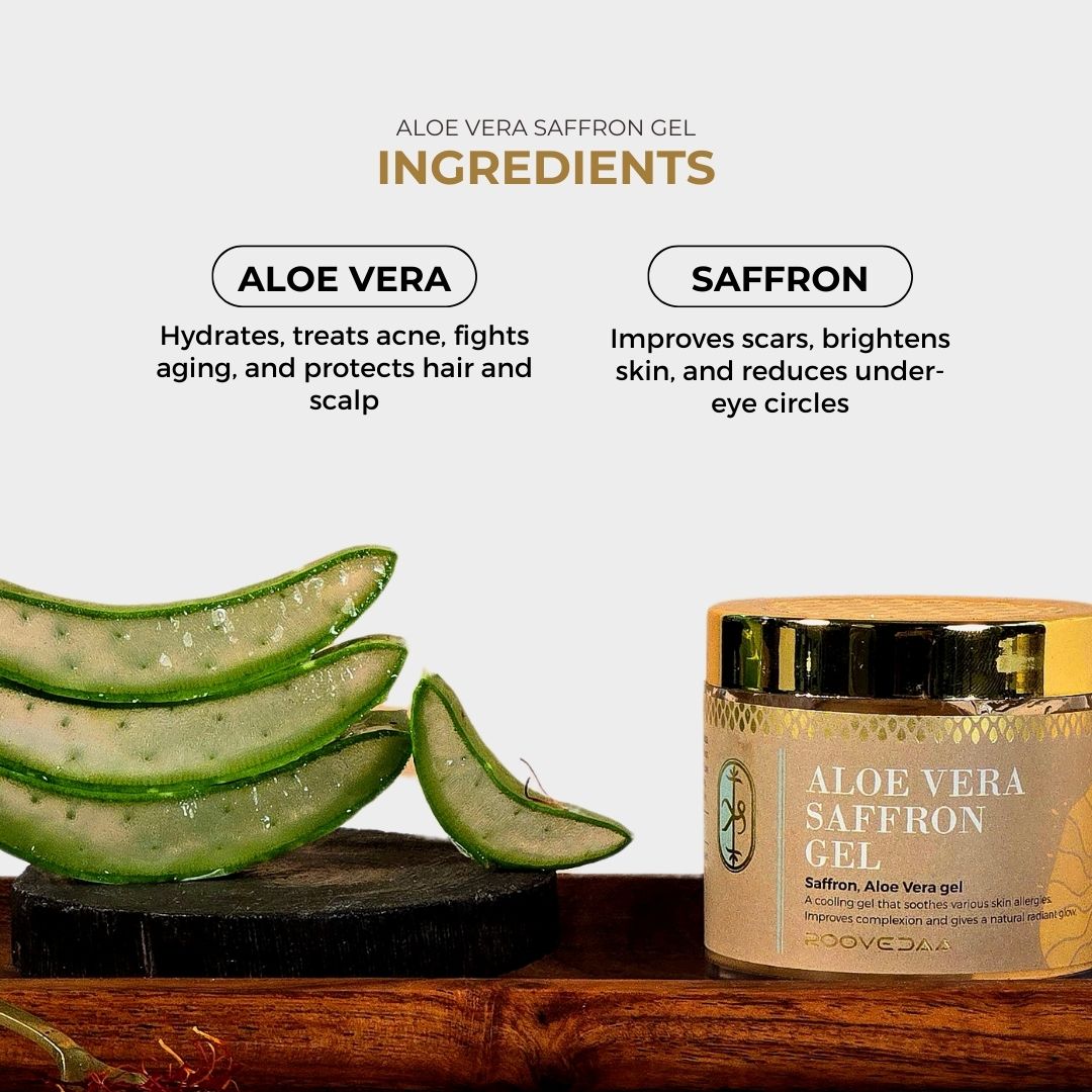 Aloe Vera Saffron Gel